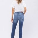  Judy Blue High Rise Destroyed Hem Skinny Denim 82206