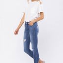  Judy Blue High Rise Destroyed Hem Skinny Denim 82206 - Plus