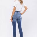  Judy Blue High Rise Destroyed Hem Skinny Denim 82206 - Plus