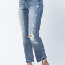  Judy Blue High Waist Release Hem Ankle Straight Denim 82436 - Plus