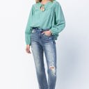  Judy Blue High Waist Release Hem Ankle Straight Denim 82436 - Plus