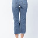  Judy Blue High Waist Release Hem Ankle Straight Denim 82434