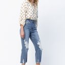  Judy Blue High Waist Release Hem Ankle Straight Denim 82434