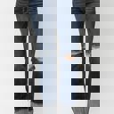  Judy Blue Mid Rise 4" Cuff Minimal Destroy Straight Denim 82421 - Plus