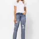  Judy Blue High Rise Destroyed Boyfriend Denim 82284 - Plus