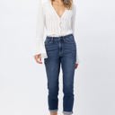  Judy Blue High Rise Cuffed Crop Slim Denim 82390