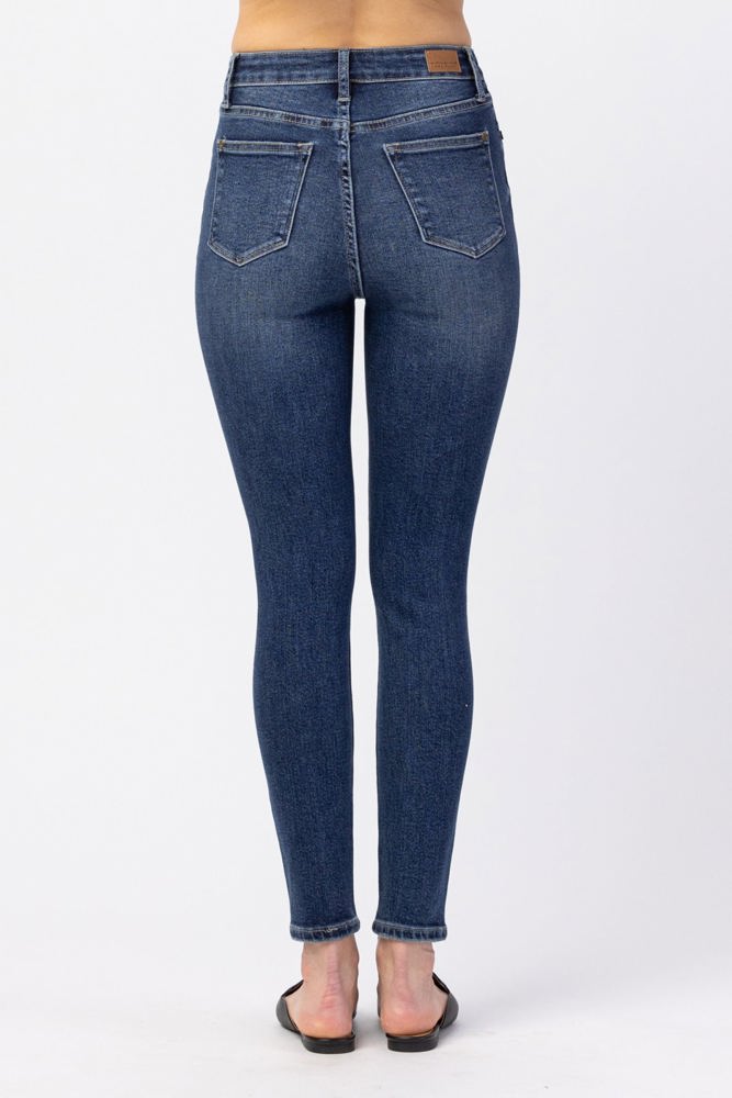 Judy Blue High Rise Front Yoke Skinny Denim 88364 - Plus