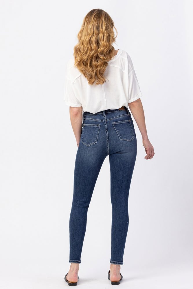 Judy Blue High Rise Front Yoke Skinny Denim 88364