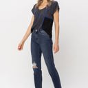  Judy Blue Mid Rise Chopped Hem Relaxed Denim 82446 - Plus