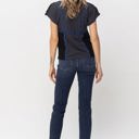  Judy Blue Mid Rise Chopped Hem Relaxed Denim 82446 - Plus