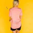  2 Fly The Basic Short Sleeve Top, Peaches