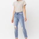  Judy Blue Mid Rise Double Cuff Destroyed Boyfriend Denim 82458 - Plus