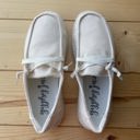  Gypsy Jazz "Flash" Cream Slip-on Shoes