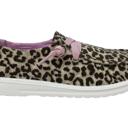  Gypsy Jazz Kid's "Lil Ambrosia" Cream Leopard Slip-on Shoes - Size Youth 1