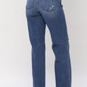  Judy Blue High Waist W/ Knee Destroy Straight Denim 82498 - Plus