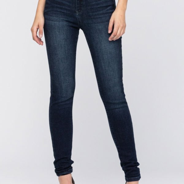 Judy Blue High Rise Super Dark Skinny Denim 82132 - Plus