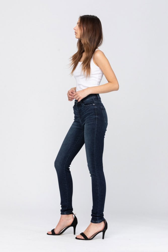 Judy Blue High Rise Super Dark Skinny Denim 82132 - Plus