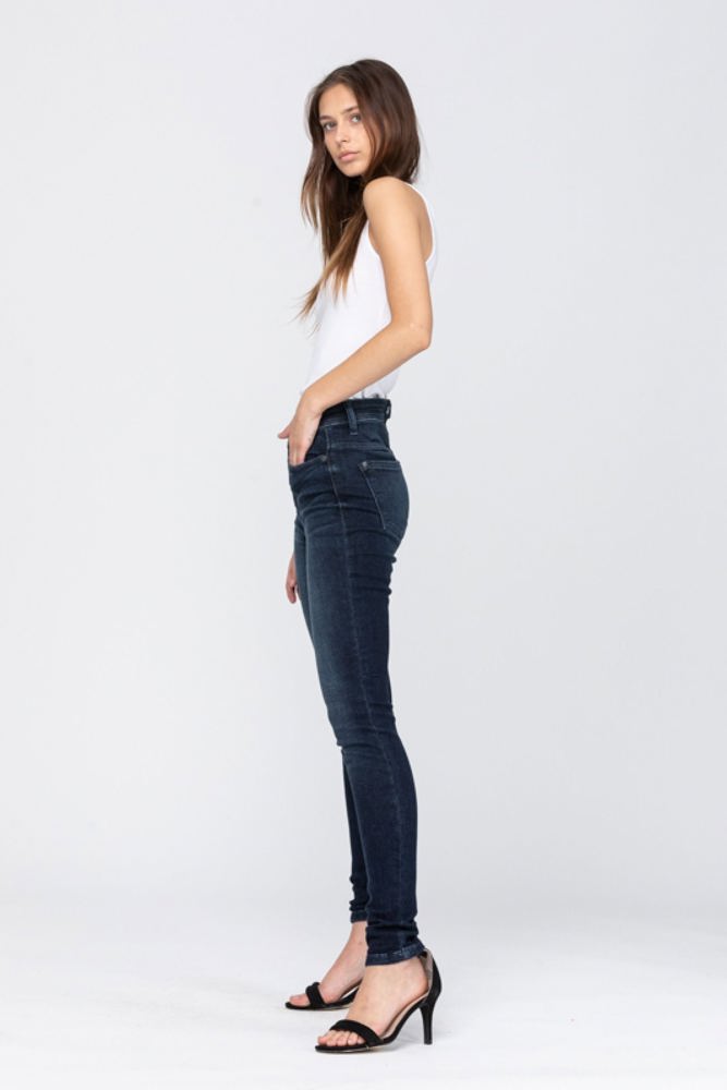 Judy Blue High Rise Super Dark Skinny Denim 82132 - Plus