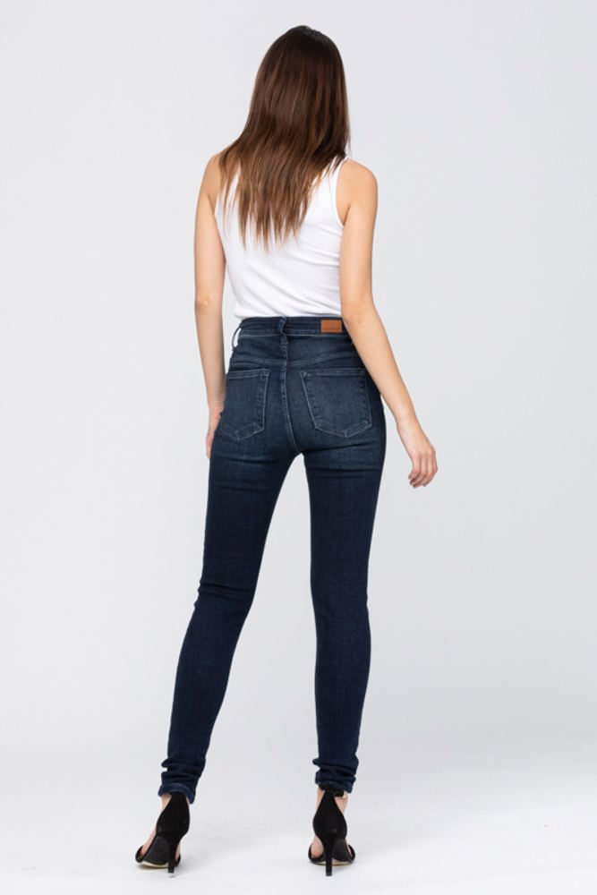 Judy Blue High Rise Super Dark Skinny Denim 82132 - Plus