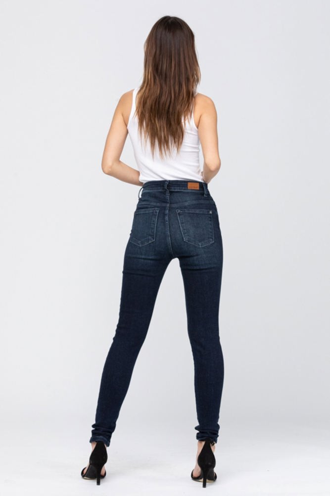 Judy Blue High Rise Super Dark Skinny Denim 82132 - Plus