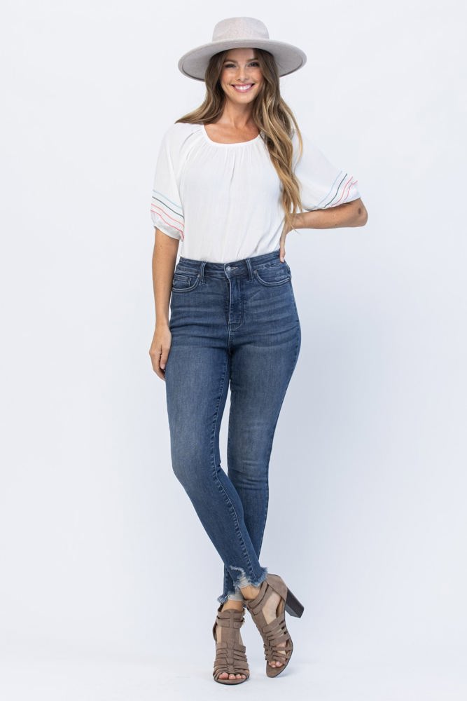 Judy Blue High Rise Tummy Control Skinny Denim 88425