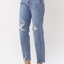  Judy Blue High Waist Button Fly Destroyed Boyfriend Denim 82462