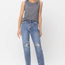  Judy Blue High Waist Button Fly Destroyed Boyfriend Denim 82462