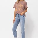  Judy Blue Mid Rise Bleach Wash Boyfriend Denim 82335