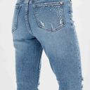  Judy Blue High Waist Rhinestone Embellished W/ Destroyed Slim Denim 88565 - Plus