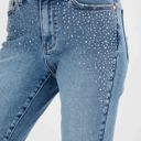  Judy Blue High Waist Rhinestone Embellished W/ Destroyed Slim Denim 88565 - Plus