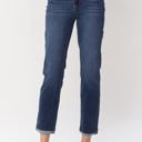  Judy Blue High Waist Cool Denim Sustainable Cuff Boyfriend Denim 88608