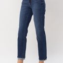  Judy Blue High Waist Cool Denim Sustainable Cuff Boyfriend Denim 88608 - Plus