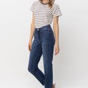  Judy Blue High Waist Cool Denim Sustainable Cuff Boyfriend Denim 88608 - Plus