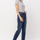  Judy Blue High Waist Cool Denim Sustainable Cuff Boyfriend Denim 88608 - Plus