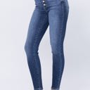  Judy Blue High Rise Button Fly Skinny Denim 82319 - Plus