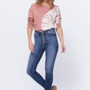  Judy Blue High Rise Button Fly Skinny Denim 82319 - Plus