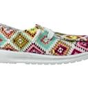  Gypsy Jazz "Adair" White & Pink Slip-on Shoes