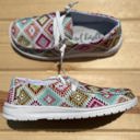  Gypsy Jazz "Adair" White & Pink Slip-on Shoes