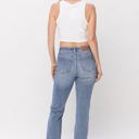  Judy Blue Mid Rise Knee Destroyed Cuffed Long Boyfriend Denim 88605 - Plus