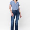  Judy Blue Mid Rise Non Distressed Hem Bootcut Denim 82519 - Plus