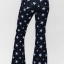  Judy Blue High Waist All Over Star Print Rinse Wash Flare Denim Jeans 88662