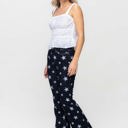  Judy Blue High Waist All Over Star Print Rinse Wash Flare Denim Jeans 88662