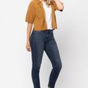  Judy Blue Mid Rise Cropped Relaxed Denim Jeans 82251 - Plus