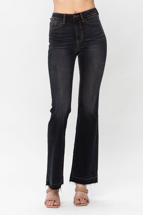 Judy Blue High Waist Released Hem Slim Bootcut Denim Jeans 82535