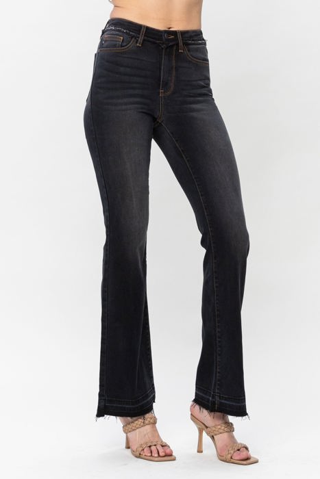 Judy Blue High Waist Released Hem Slim Bootcut Denim Jeans 82535