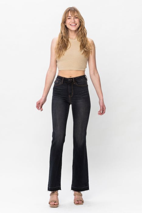 Judy Blue High Waist Released Hem Slim Bootcut Denim Jeans 82535