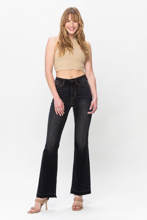 Judy Blue High Waist Released Hem Slim Bootcut Denim Jeans 82535