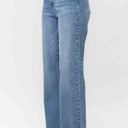  Judy Blue High Waist Raw Hem Trouser Wide Leg Denim 88685 - Plus