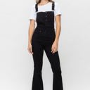  Judy Blue High Waist Tummy Control Top Retro Flare Overall Denim 88690