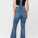  Judy Blue High Waist Tummy Control Top Flare Overall Denim 88614